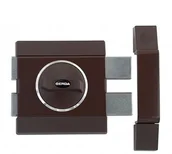 Zamki i wkładki - Gerda Zamek nawierzchniowy ZX 1000 brązowy - miniaturka - grafika 1