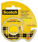 Taśmy klejące - Scotch 665h1263 dwustronna taśma klejąca, 12 MM X 6.3 m, przezroczysty 1 szt. 665H1263 - miniaturka - grafika 1