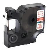 Etykiety do drukarek - Dymo strefadrukarek.pl Taśma 16961 zamiennik naprasowanka 12mmx2m biała/czerwony nadruk | OSZCZĘDZAJ DO 80% - ZADZWOŃ! PROMOCJA! D1-FA-16961 - miniaturka - grafika 1