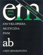 Książki o kulturze i sztuce - Encyklopedia muzyczna PWM część biograficzna - tom 1 - ""AB"" - suplement - Polskie Muzyczne - miniaturka - grafika 1