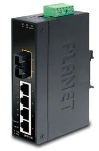 Planet ISW-511S15 Switch Przemysł. 4p + 1p SM 15km - Pozostałe akcesoria sieciowe - miniaturka - grafika 2