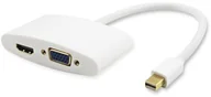 Kable - PremiumCord adapter Mini DisplayPort HDMI + VGA - miniaturka - grafika 1