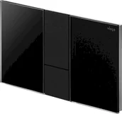 Przyciski spłukujące - Viega Prevista Przycisk uruchamiający do WC stal czarny mat 773311 doradzimy wycena@mizar.pl tel.(22)723 73 63 773311 - miniaturka - grafika 1