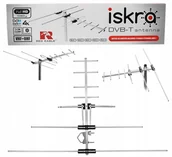 Anteny TV - ANTENA DVB-T2 HEVC ISKRA VHF UHF MUX8 ZEWNĘTRZNA - miniaturka - grafika 1