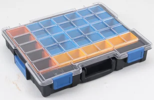 PARTNER B2B Prafesjonalna walizka na drobne elementy, 10 schowków 124253 - Pozostałe wyposażenie warsztatu - miniaturka - grafika 3