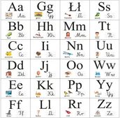 Pomoce naukowe - Alfabet ścienny ED006 - miniaturka - grafika 1