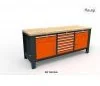 Pozostałe wyposażenie warsztatu - Malow Stół warsztatowy ST20/04 "TRÓJKA" 200 cm z szufladami na klucz ST20/04 - miniaturka - grafika 1