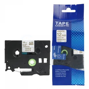 Brother strefadrukarek.pl Taśma TZe-PR234 12mm x 8m biały brokat złoty nadruk - zamiennik| OSZCZĘDZAJ DO 80% - ZADZWOŃ! 730811399 PROMOCJA! TZE-PR234 - Taśmy do drukarek barwiące - miniaturka - grafika 3