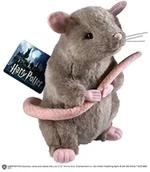 Gadżety na imprezę - The Noble Collection Harry Potter plusz figurka szczur świerzb 28 cm brązowy - miniaturka - grafika 1
