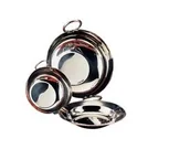 Miski i półmiski - Olympia Płaskie spód małe do serwowania misa, 154 MM ze stali nierdzewnej F469 - miniaturka - grafika 1