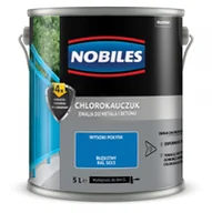 Farby do metalu - Akzo Nobel Farba do betonu i metalu chlorokauczuk ral 5015 5L NOBILES 435307 - miniaturka - grafika 1