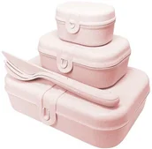 Akcesoria do grilla - Koziol Zestaw lunchboxów Pascal Ready Organic różowy 3168669 - miniaturka - grafika 1