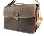 Teczki i aktówki - BETLEWSKI (PL) Ekskluzywna Torba Męska Skórzana BETLEWSKI Skóra Naturalna Duża TBG-HT-206 - miniaturka - grafika 1