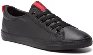 Sneakersy damskie - Big Star Sneakersy DD274687 Black - miniaturka - grafika 1