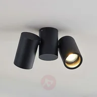 Lampy sufitowe - ARCCHIO Lampa sufitowa Gesina, 2-punktowa, czarna - miniaturka - grafika 1