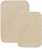 Dywaniki łazienkowe - AWD Interior Zestaw dywaników łazienkowych beżowych 40 cm x 60 cm - miniaturka - grafika 1