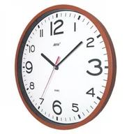 Zegary - Atrix Zegar kwarcowy z podstawką brązowy ATE2317BRN - miniaturka - grafika 1