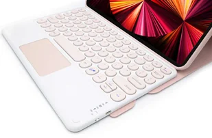 Apple Alogy Etui Alogy Klawiatura Bluetooth Touchpad 4w1 Magnetyczne Pencil do iPad Pro 11 2021 Różowe 9909X7 - Etui do tabletów - miniaturka - grafika 2