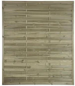 Ogrodzenia - STELMET Płot lamelowy prosty 149x179 cm STELMET - miniaturka - grafika 1