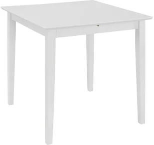 vidaXL Rozsuwany stół jadalniany, biały, (80-120) x 80 x 74 cm, MDF - Stoły - miniaturka - grafika 2