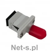 Qoltec Adapter światłowodowy hybrydowy Qoltec SC/UPC-ST/UPC simplex MultiMode 54154 - Kable światłowodowe - miniaturka - grafika 3