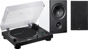 Zestawy stereo - Audio-Technica LP120xBT USB czarny) + AM5 biały) - miniaturka - grafika 1