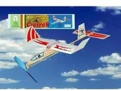 Zabawki zdalnie sterowane - HM ĆWIREK - samolot z napędem gumowym - miniaturka - grafika 1