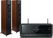 Zestawy stereo - Yamaha RX-A6A czarny + Debut Reference F5 czarny - miniaturka - grafika 1