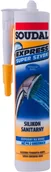 Silikony - Soudal Silikon neutralny Express 280 ml biały - miniaturka - grafika 1