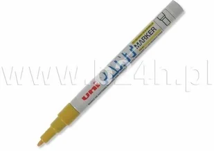 Uni BALL Mitsubishi Pencil Marker olejowy PX-21 ŻÓŁTY (końcówka okrągła 0.8 - 1.2 mm) - Markery permanentne - miniaturka - grafika 2