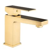 Baterie umywalkowe - Oltens Gota bateria umywalkowa złoty 32201800 - miniaturka - grafika 1