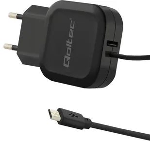 Qoltec Ładowarka sieciowa 17W | 5V | 3.4A | USB + kabel Micro USB (50189) - Ładowarki do telefonów - miniaturka - grafika 2