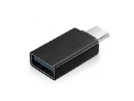 Adaptery i przejściówki - Gembird Adapter USB type-C(M) - USB 2.0 A(F) 2.0 czarny A-USB2-CMAF-01 - miniaturka - grafika 1