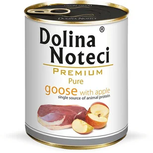Dolina Noteci Premium Pure gęś z jabłkiem 800g - Mokra karma dla psów - miniaturka - grafika 3