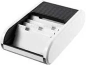 Wizytowniki - Helit Pojemnik na karty wizytowe, czarno-biały H6218091 - miniaturka - grafika 1