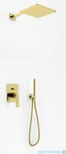 Zestawy prysznicowe - Kohlman Experience Gold zestaw prysznicowy złoty połysk QW210EGDQ25 | - miniaturka - grafika 1