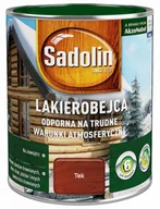 Lakiery do drewna - Sadolin Odporna lakierobejca 2,5L Tek Tik Teak dre - miniaturka - grafika 1