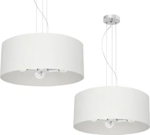 Milagro Lampa sufitowa ALBION BIEL BAWEŁNA 3xE27 MLP7512 - Lampy ścienne - miniaturka - grafika 2