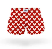 Majtki dla dzieci - ELKA LOUNGE Dziecięce szorty ELKA LOUNGE w serduszka - miniaturka - grafika 1