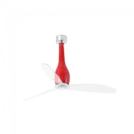 Wentylatory sufitowe - FARO Barcelona Eter wentylator sufitowy Czerwony 32005 - miniaturka - grafika 1