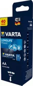 Latarki - Varta Baterie Longlife Power AA Storagebox Foil 4×10 4906121154 - miniaturka - grafika 1