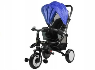 LeanToys PRO400 Niebieski - Rowerki trójkołowe - miniaturka - grafika 4