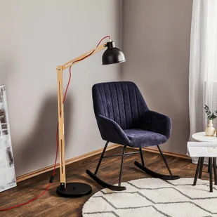 Euluna Lampa podłogowa Skansen, regulowana, czarna - Lampy stojące - miniaturka - grafika 2