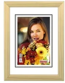 Ramki na zdjęcia - Hama ramka ścienna ramka Bella, drewno, 15 x 20 cm, naturalny 354711 - miniaturka - grafika 1