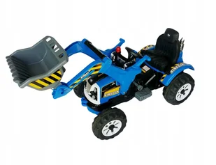 Mocny Traktor Z Łyżką Kingdom 12V Dwie Prędkości/j - Pojazdy elektryczne dla dzieci - miniaturka - grafika 2