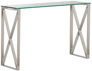 Dekoria.pl Dekoria.pl Konsola Senso silver 120x40x80cm 120 × 40 × 80 cm 006-597 - Konsole i sekretarzyki - miniaturka - grafika 2