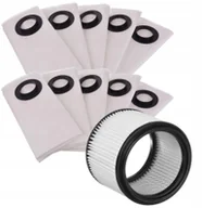 Filtry do odkurzaczy - Makita Filtr Worki 10szt 440 448 na mokro Zmywalny - miniaturka - grafika 1