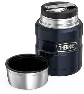 Thermos King 0,47l oryginalny profesjonalny termos na jedzenie z łyżką - miedziany THR128088 - Termosy - miniaturka - grafika 3
