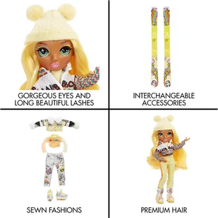 MGA Entertainment Rainbow High Rainbow High Winter Break Fashion Doll Sunny Madison 574774 - Lalki dla dziewczynek - miniaturka - grafika 6