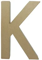 Dekoratorstwo - Decopatch Art déco Patch ac394o litera "A" fantazja z kartonu, 5 x 22 x 23 cm, do dekoracji, idealny do ich ozdoba do mieszkania, karton brązowy, brązowy AC404O - miniaturka - grafika 1